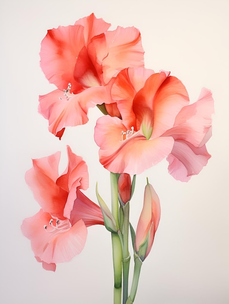 Aquarela de flor silvestre para el marco o el borde del patrón de envoltura de textura de fondo