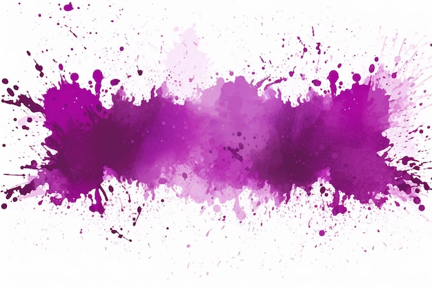 Aquarela fundo roxo com salpicos