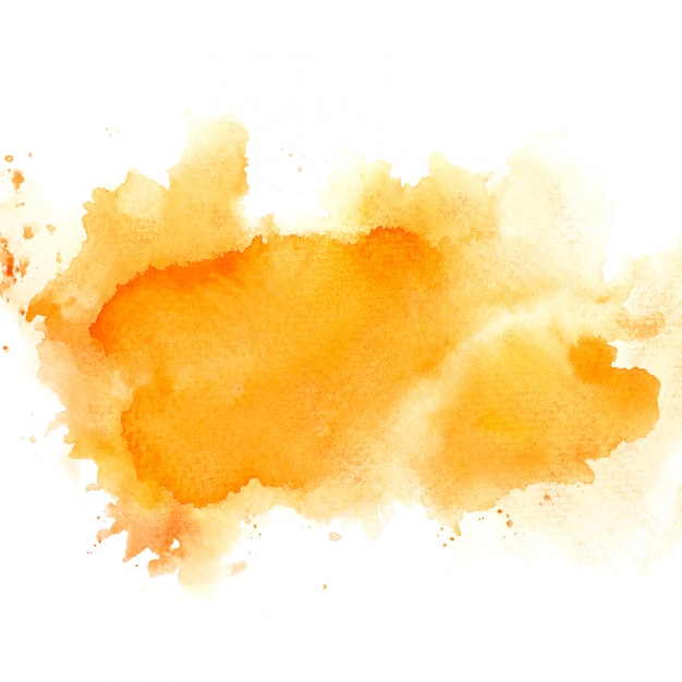 aquarela laranja