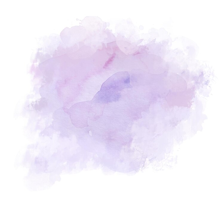Foto aquarela luz roxa mancha única pintada à mão elemento abstrato para casamento e design de festa