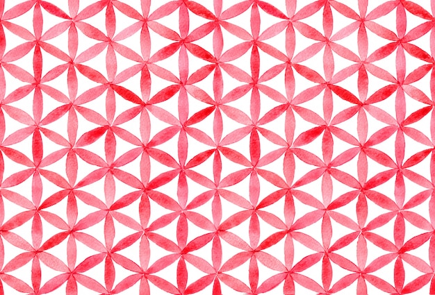Aquarela con patrón geométrico