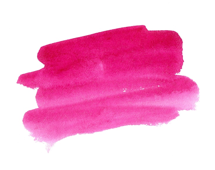 Foto aquarela rosa abstrata sobre fundo branco clipart aquarela para texto ou logotipo