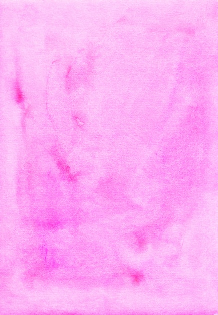 Aquarela rosa fundo pintado à mão