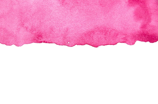 Aquarela rosa sobre papel