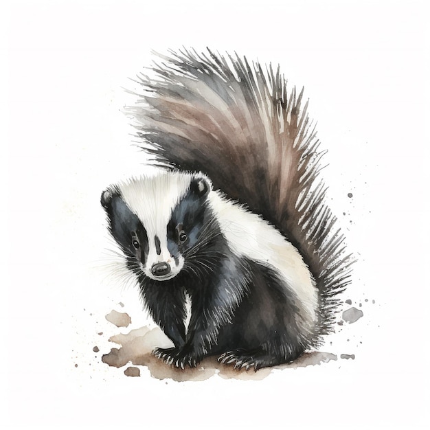 Aquarela Skunk