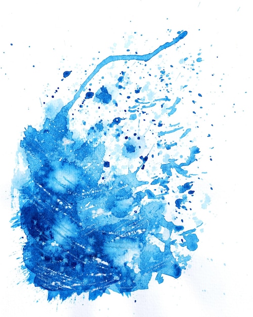 Aquarela textura azul