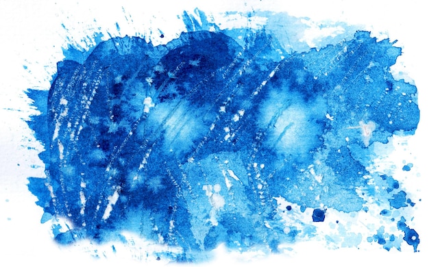 Aquarela textura azul