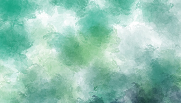 Aquarela verde abstrata pintado fundo