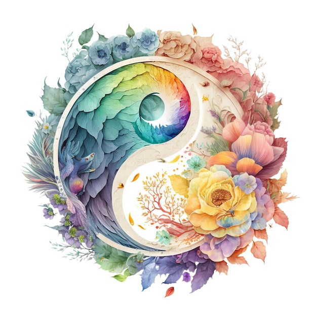 aquarela yin yang 26