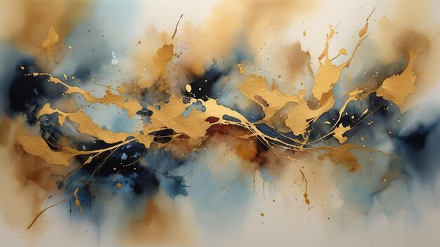 Aquarelas abstratas