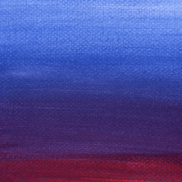 Aquarell blaue und rote Pinselstriche Hintergrund