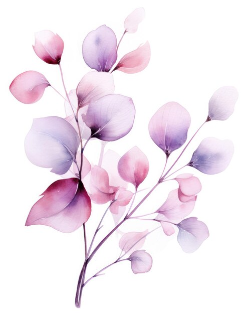 Foto aquarell blumenhintergrund illustration ai generativexa