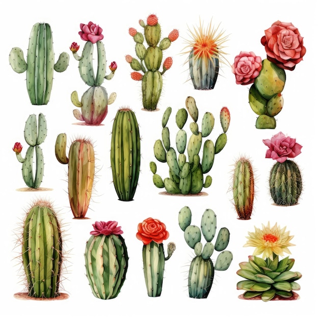 Aquarell cactus