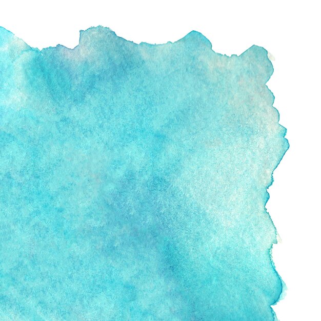 Aquarell Cyan blauer Himmel Wasserprobe Textur Hintergrund Hintergrund