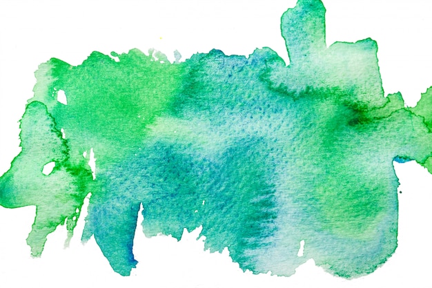 Aquarell Flecken und Striche