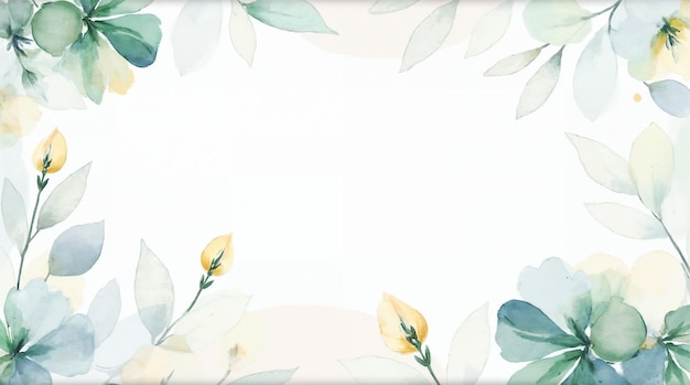 Aquarell floral background