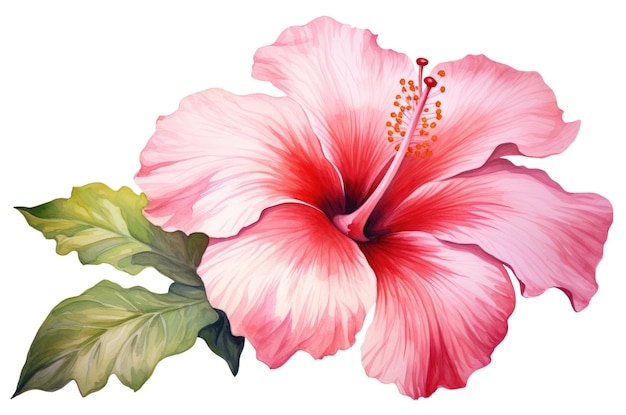 Aquarell Hibiskus