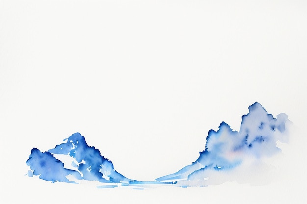 Aquarell-Hintergrund-Splash-Tinte-Schattierung Designelement minimalistischer Stil der chinesischen Tintenmalerei