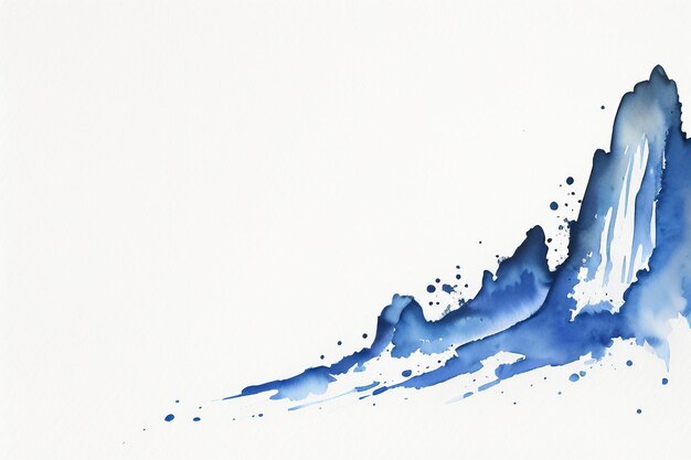 Aquarell-Hintergrund-Splash-Tinte-Schattierung Designelement minimalistischer Stil der chinesischen Tintenmalerei