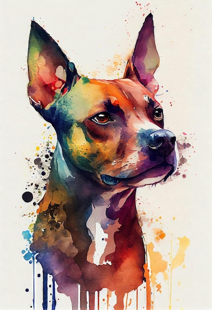 Aquarell Hund cuteart