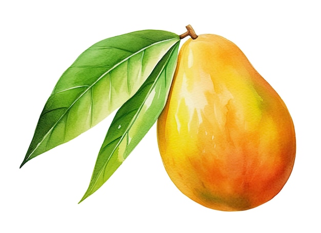 Aquarell-Mango