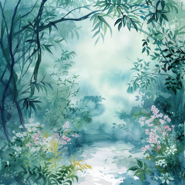 Aquarell Natur Hintergrund Aquarell Abstrakt Handgemalte Naturkunst Kunst Hintergrund