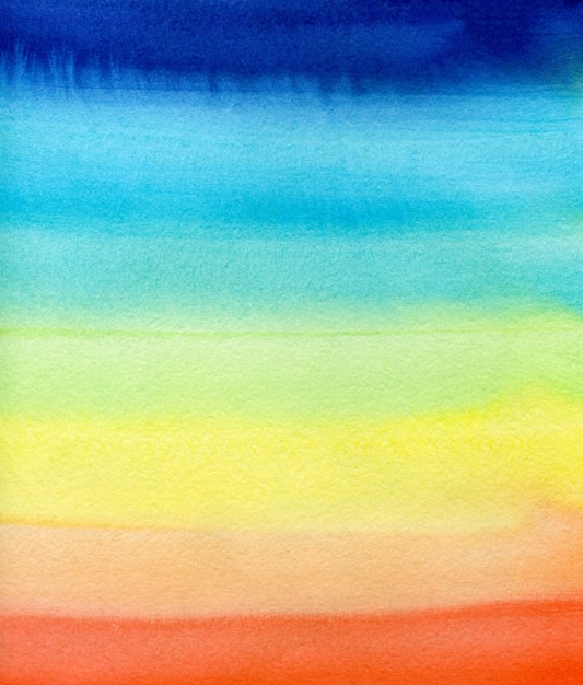 Aquarell Regenbogen