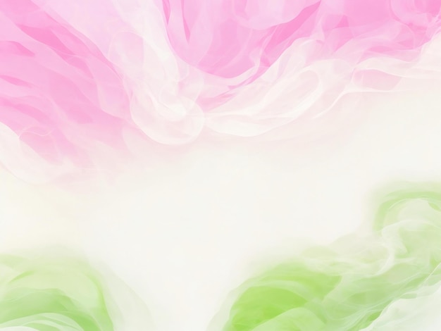 Aquarell rosa und grüner Hintergrund, ai generiert