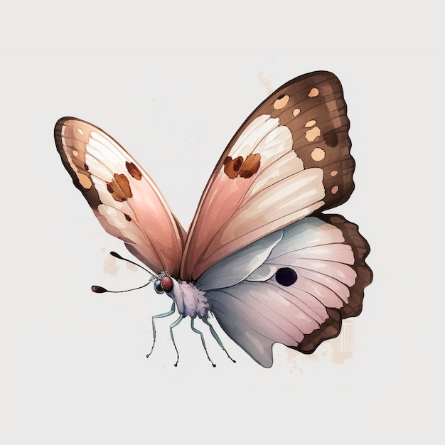 Aquarell-Schmetterling