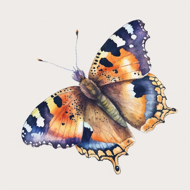 Aquarell-Schmetterling