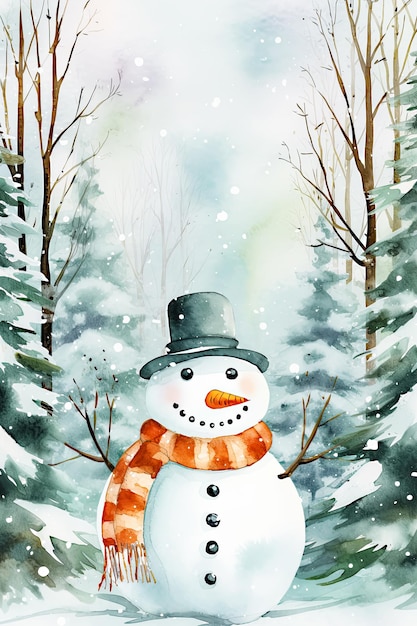 Aquarell Schneemann Digitale Papiere Winter Hintergründe Schneemann Clipart Junk Journal Kit Winter Digital