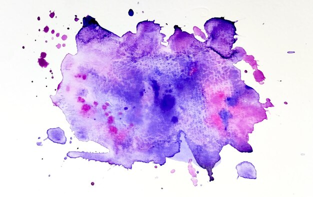 Foto aquarell-splash lila