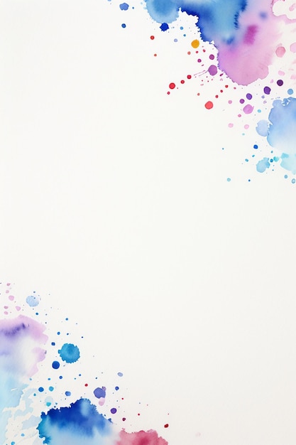 Aquarell Spritzer Tinte blau Hintergrundbild schöne Farbe Farbe Fleckeffekt einfacher Hintergrund