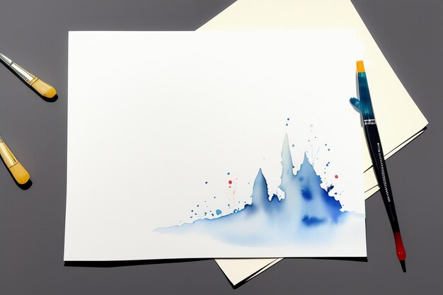 Aquarell-Spritzer-Tintenfleck-Stil, chinesische Tuschemalerei-Designelement-Hintergrundtapete