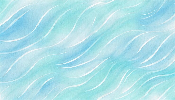 Foto aquarell strukturierte wellen blauer pastellfarbener gewellter hintergrundgenerative ai