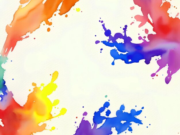 Aquarell-Tintenspritzer-Hintergrundbild Handgemalte Aquarell-Hintergrundillustration