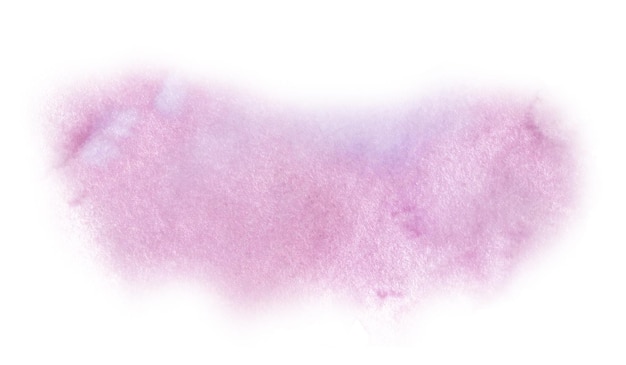 Foto aquarell wäscht fleckstriche mit rosa farbe illustration isoliertes objekt aus der hochzeitsblüten-kollektion für dekoration und design, dekor und hintergrund