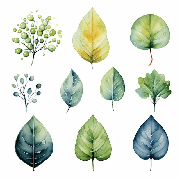 Aquarellblatt-Set für Illustrationen, Poster und Karten