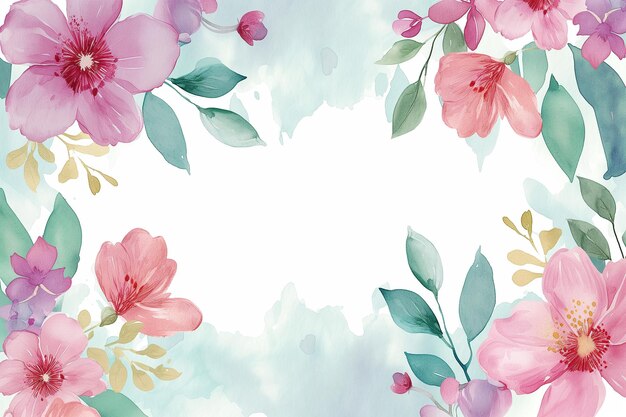 Aquarellblumen-Design.