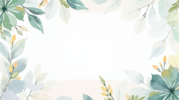 Aquarellblumen-Hintergrund