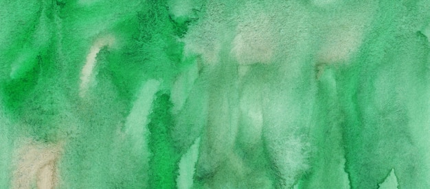 Aquarellgrünhintergrundfahne. Flüssiger Hintergrund, handbemalt.