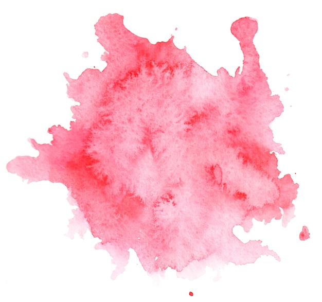 Aquarellhintergrund. Pinker Fleck