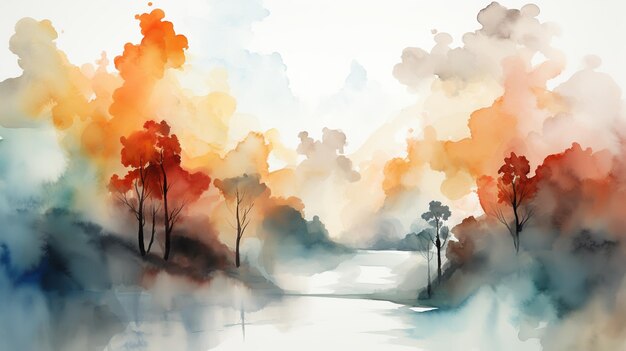 Aquarellillustration zum Thema des Internationalen Internettages