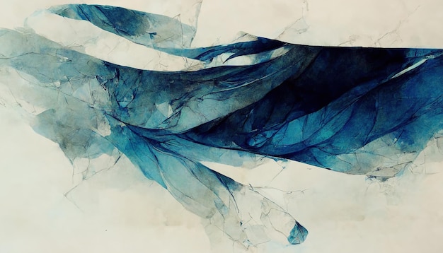 Aquarellmalerei abstrakter Hintergrund Blattdruck