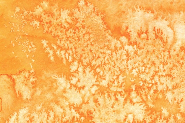 Aquarellstruktur in Salztechnik Gelber abstrakter handgezeichneter Hintergrund