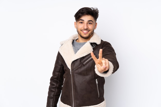 Araber in Lederjacke