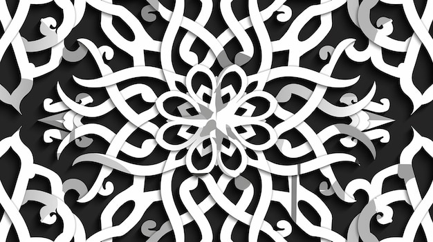 Arabesque diseño de tarjeta de felicitación para el Ramadán Kareem