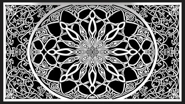 Arabesque diseño de tarjeta de felicitación para el Ramadán Kareem