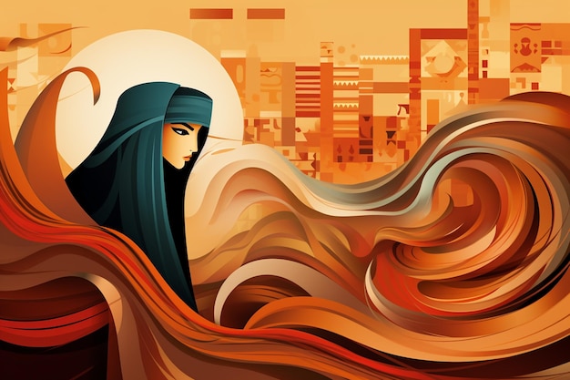 Arabic Echoes Una representación abstracta de la lengua y la literatura árabes