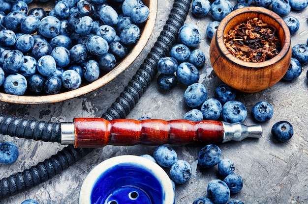 Arabien-Shisha mit Blaubeertabak